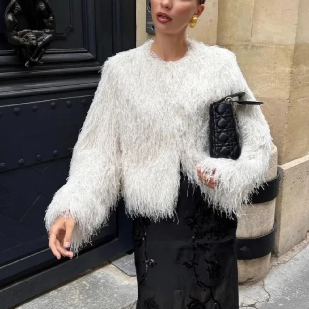Jacket Clothes Short Faux-Fox Fur Coats - Picture 4 of 6